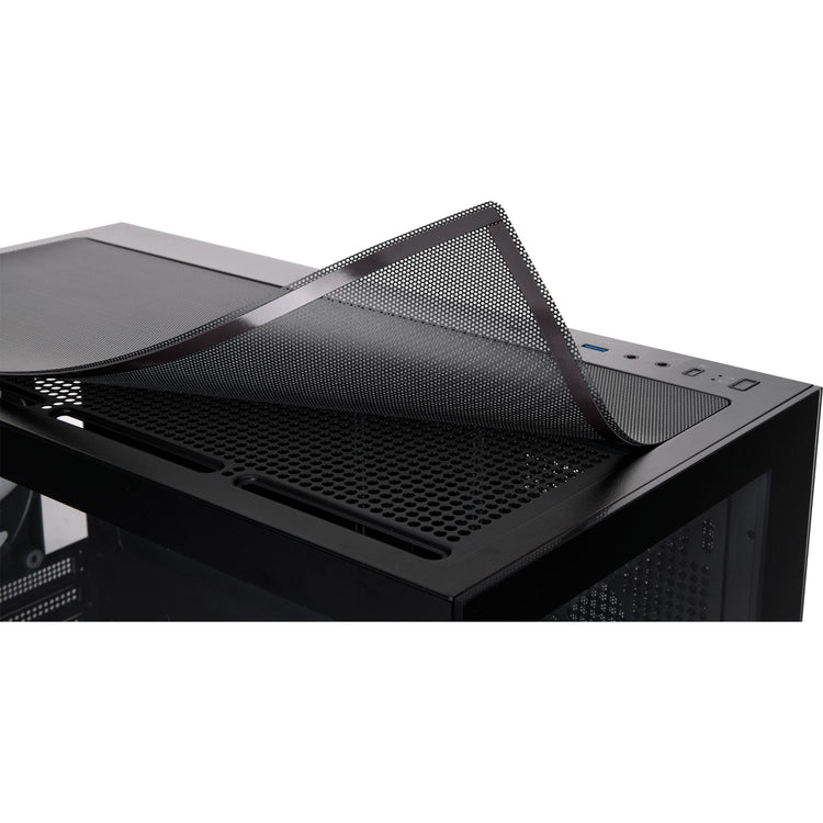 Thermaltake View 270 tg argb Midi-Tower-Gehäuse (schwarz | 2x USB-A | 1x USB-C | RGB | gehärtetes Glas)