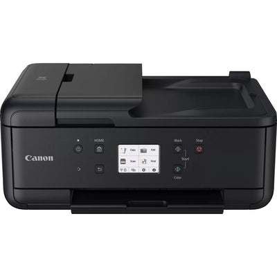 Canon Pixma TR7650 All-in-One-Tintenstrahldrucker mit Faxfunktion (schwarz, USB, WLAN, Kopieren, Scannen, Faxen)