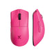 Mchose K7 ultraleichte kabellose Gaming-Maus (Rosa, RGB, USB 2,4 GHz, 42.000 dpi)