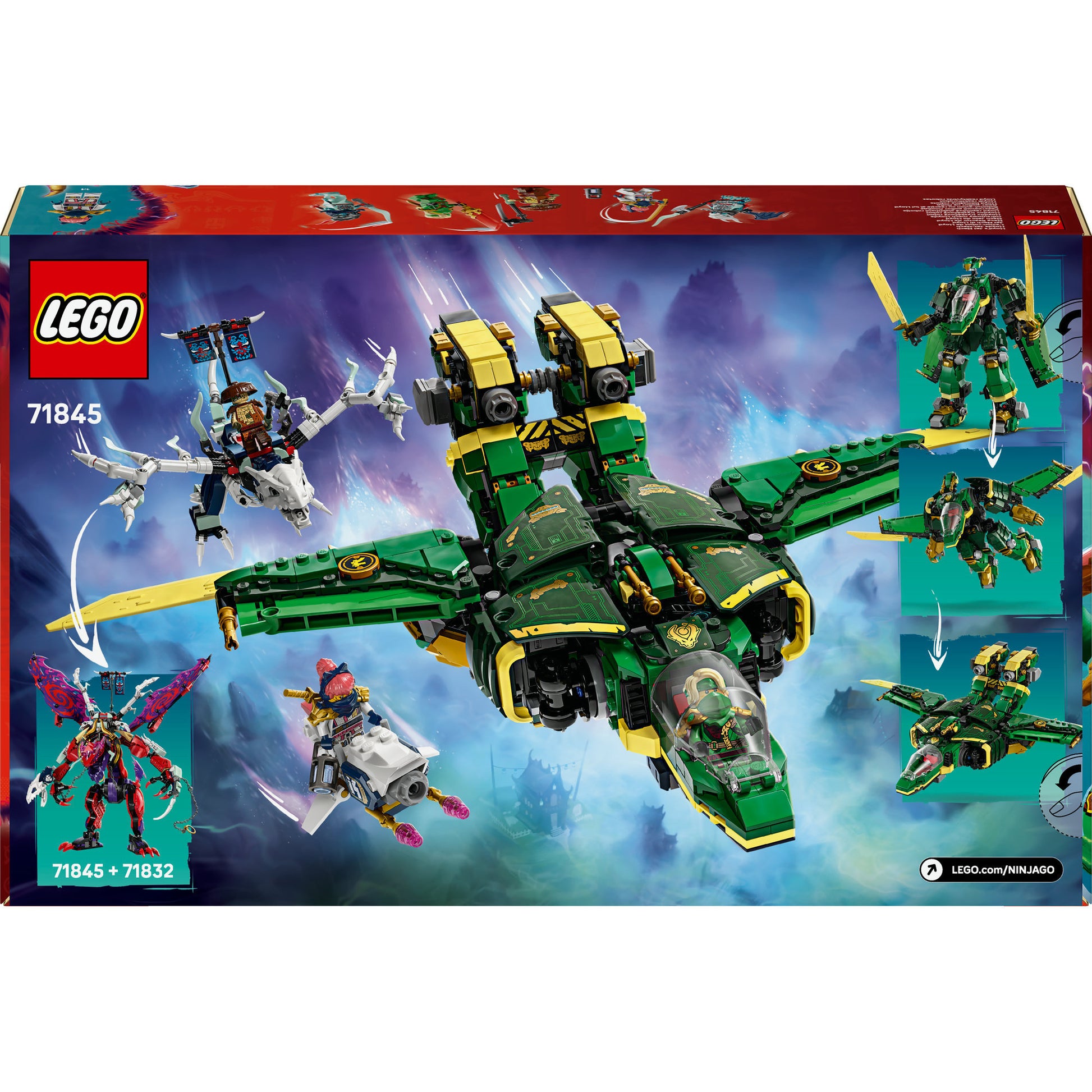 LEGO 71845 Ninjago Lloyds Flugzeug Mecha