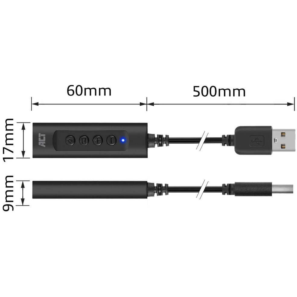 ACT-Konnektivität USB-A External Sound Card