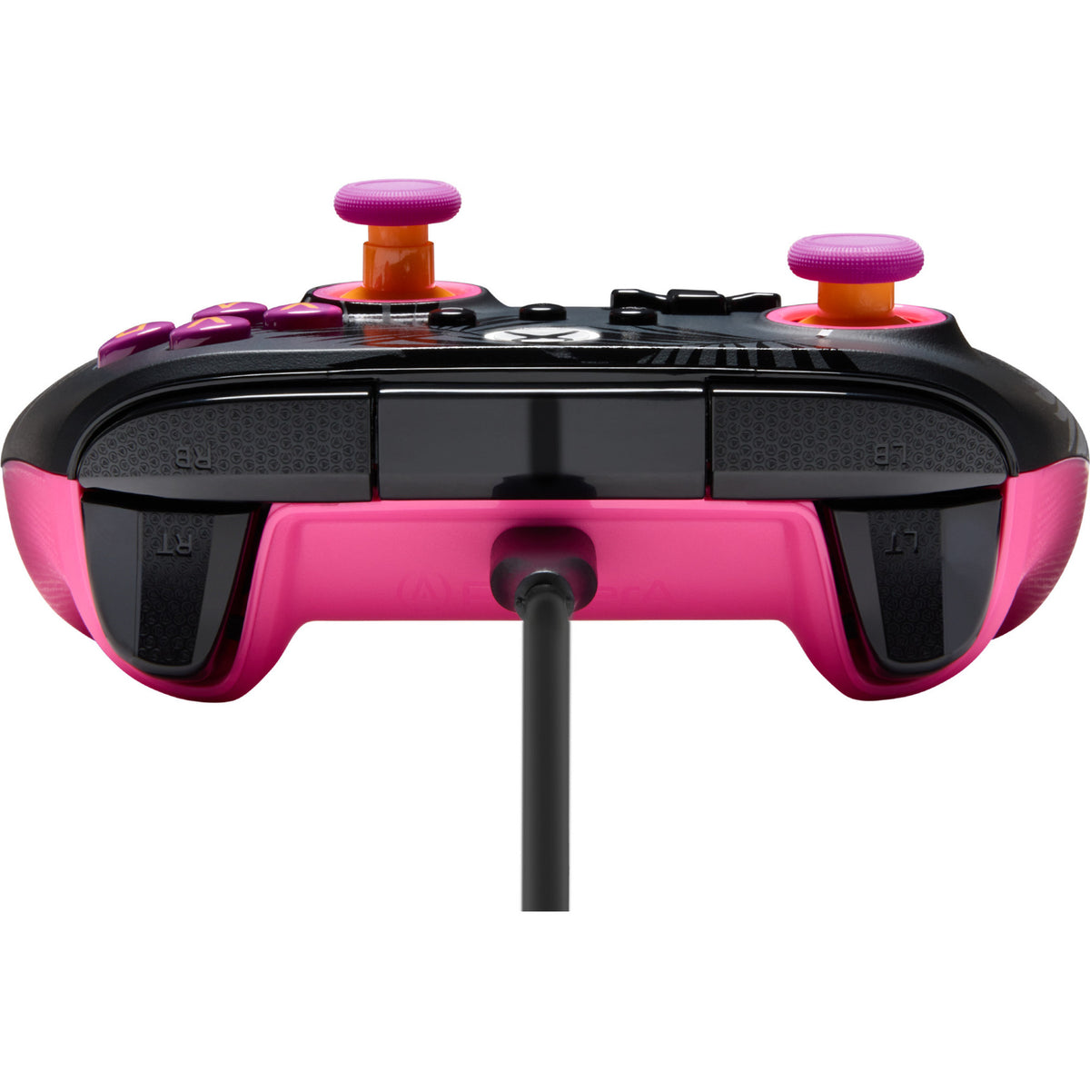 Powera Advantage Plus kabelgebundener Controller für Xbox Series X|s – Palmen im Mondlicht (Rosa, Xbox Series X|s, Xbox One, PC)
