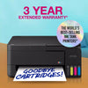 Epson Ecotank et-2912 All-in-One-Tintenstrahldrucker (Schwarz, Scannen, Kopieren, WLAN, inklusive bis zu 3 Jahre Tinte, C11cl62406)