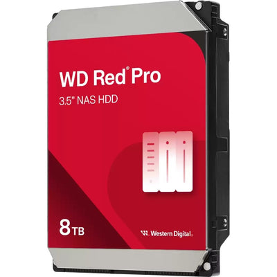 Western Digital Western Digital WD8005FFBX Red HDD, 8 TB, 3,5, 7200 U / min, Serial ATA III, 256 MB, 220 MIBS, CMR