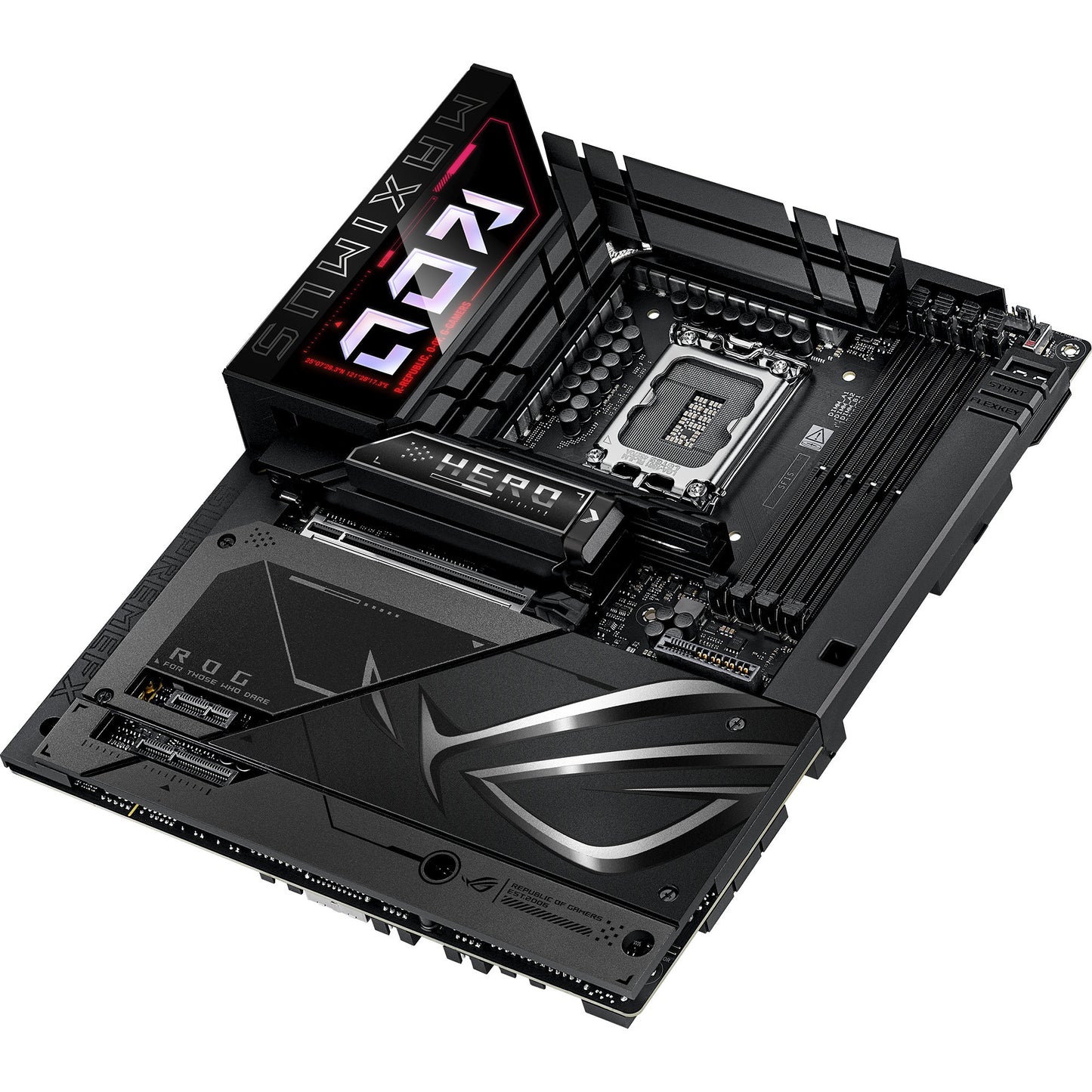 Asus Rrog Maximus Z890 Hero BTF Sockel 1851 Mainboard (schwarz, RAID, 5 GB-LAN, Wi-Fi 7, BT, Sound, ATX)