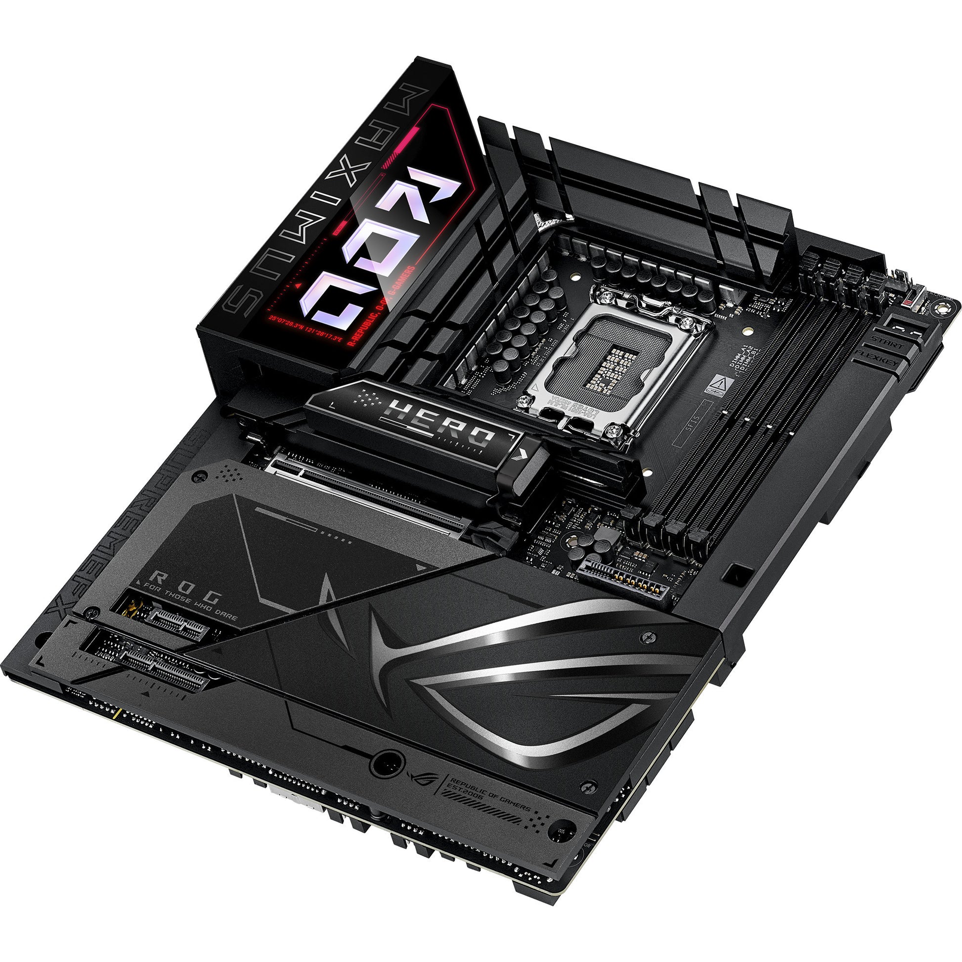 Asus Rrog Maximus Z890 Hero BTF Sockel 1851 Mainboard (schwarz, RAID, 5 GB-LAN, Wi-Fi 7, BT, Sound, ATX)