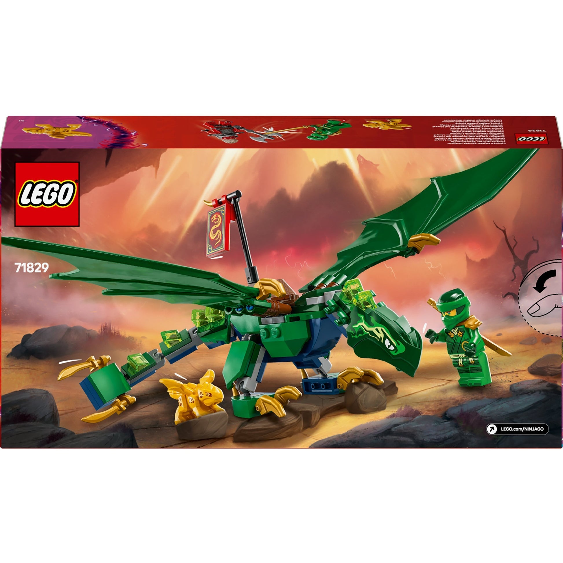 Lego Lego Ninjago 71829 Lloyds Green Forest Drache