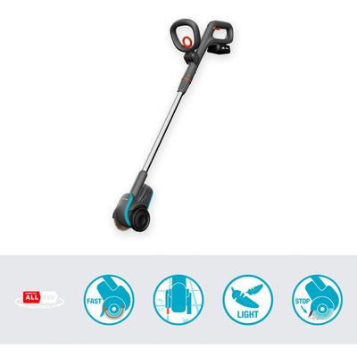 Gardena EasyWeed Battery-Quadrat-Bürste 1800 18V P4A-Benutzer