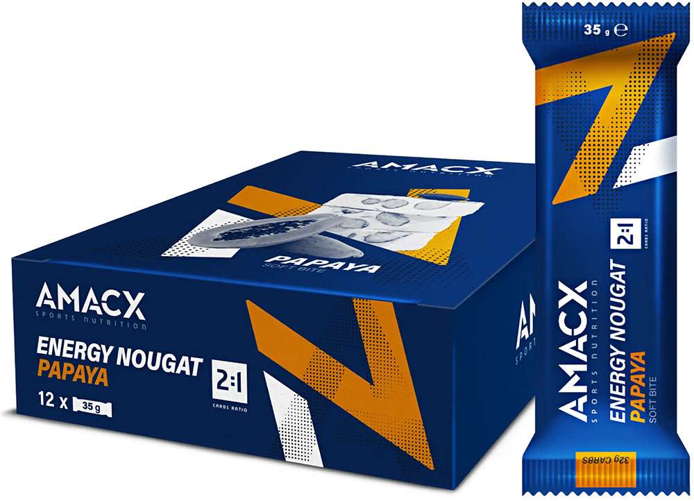 Amacx Energy Nougat 2:1 Riegel 12er Box
