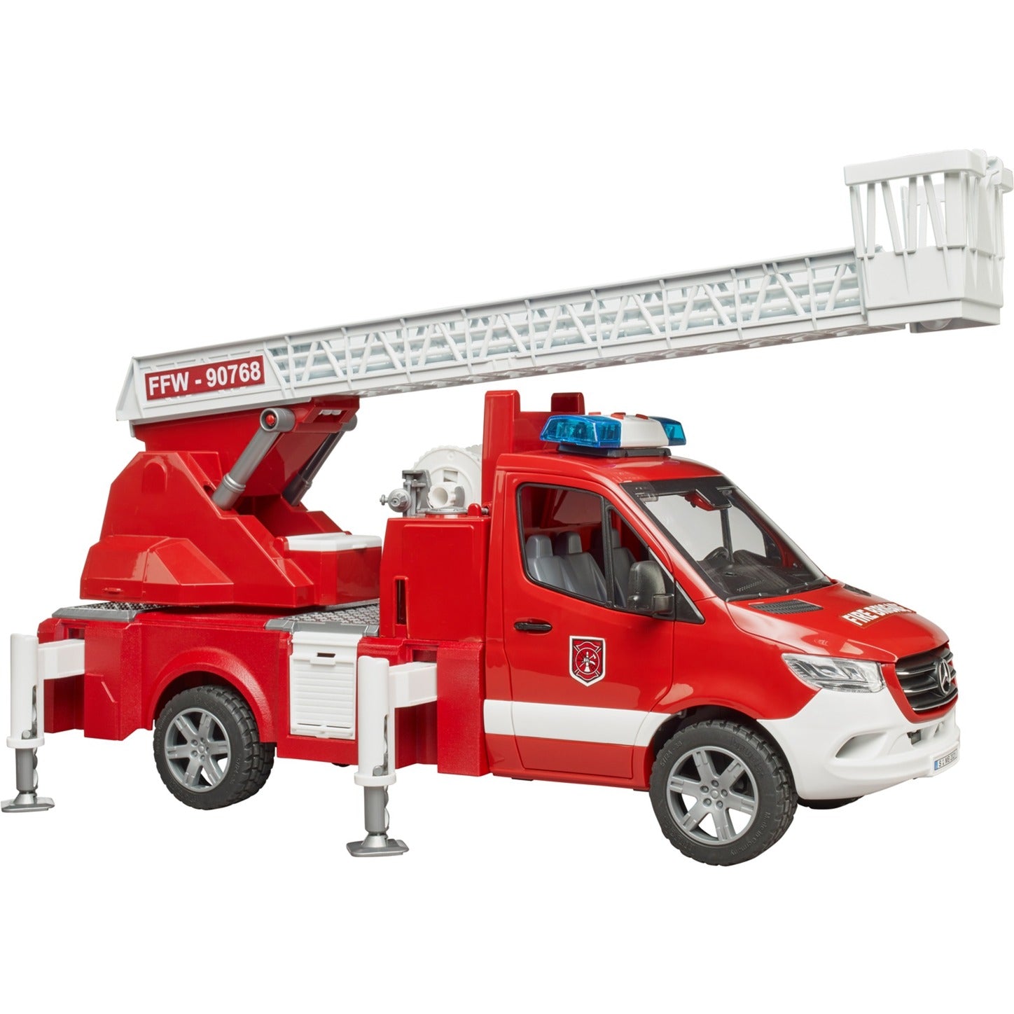 BRUDER MB Sprinter Feuerwehrwagen mit Licht und Schall