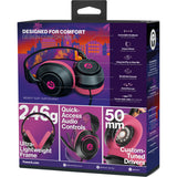 Powera Lucidsound LS10 Kabelgebundenes Gaming-Headset – Midnight Branding Over-Ear-Gaming-Headset (Schwarz Pink, Playstation 5, Playstation 4, Xbox Series X|s, Xbox One, PC, Mobil) - afbeelding 12