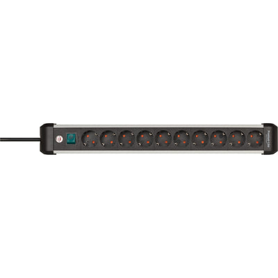 Brennenstuhl Premium-Alu-Line-Sockel 10-fach