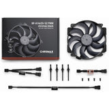 Noctua nf-a14x25r g2 pwm chromax.black Gehäuselüfter (schwarz, 140 x 140 x 25 mm) - afbeelding 7