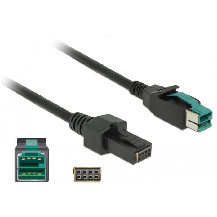 Delock Poweredusb -Kabel männlich 12 V> 2 x 4 Pin männlich für p