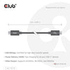 Club 3D USB-C 80Gbit / s zertifiziert 240W 8K 240 Hz