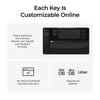 Keychron K3 Max-H3W Vollholz-Sonderedition mechanische RGB-Tastatur (Holzfarbe, US-Layout (QWERTZ), Milchpommelbraun, 75 %, RGB-LEDs, Double-Shot-PBT, Hot-Swap, 2,4 GHz | Bluetooth 5.1 | USB-C)