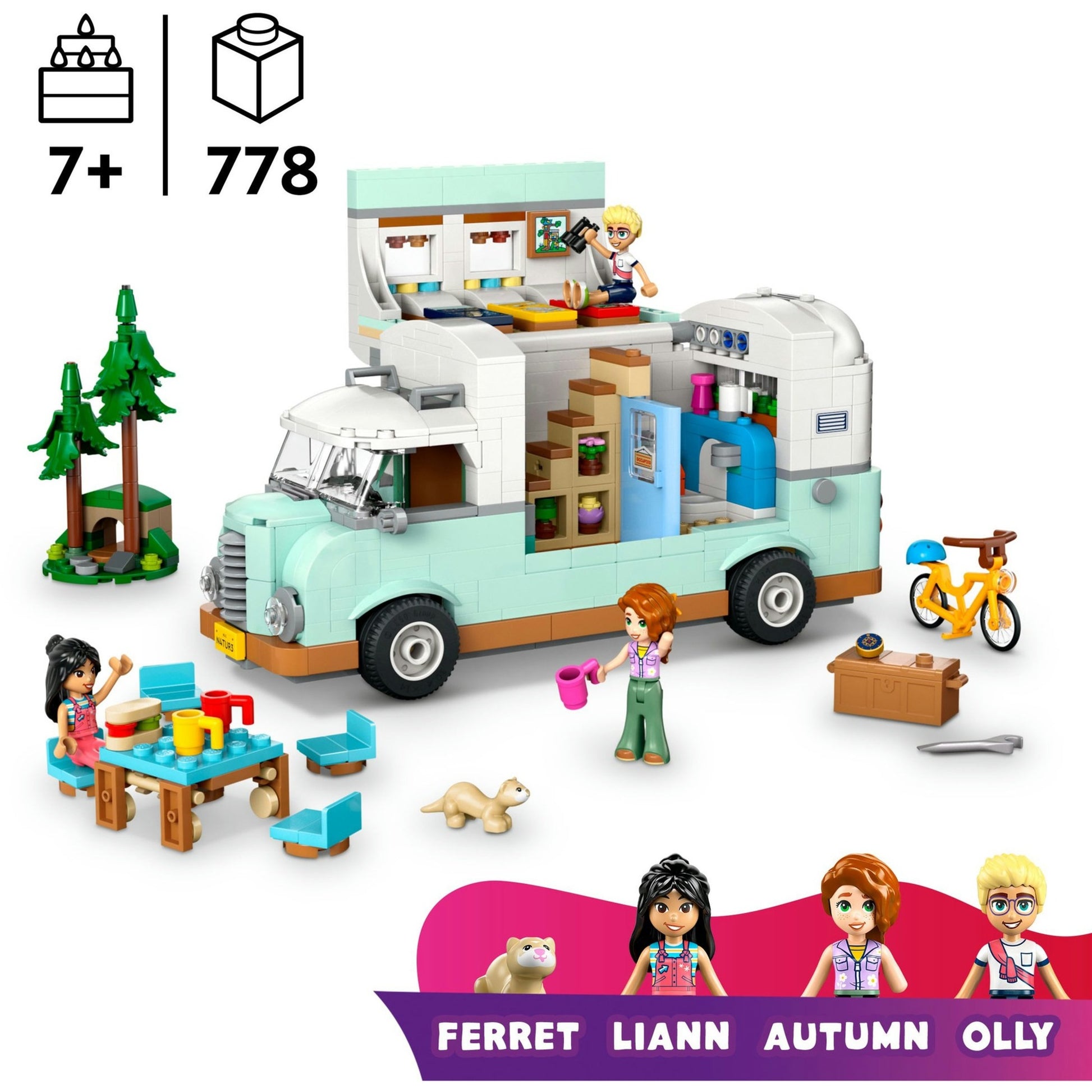 Lego Lego Freunde 42663 Camper Abenteuer mit Freunden