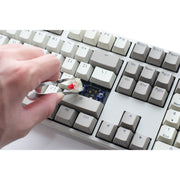 Ducky Origin Vintage, Tastatur (grau, US-Layout, Cherry MX Red, Hot Swap, PBT Double-Shot-Tastenkappen) - afbeelding 8