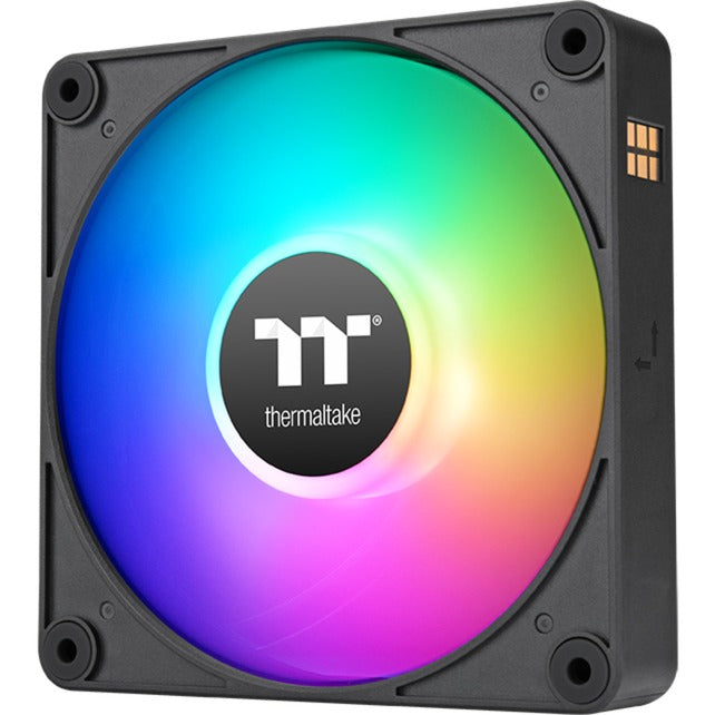 Thermaltake CT120 EX Reverse Arbb Sync PC-Lüfter (3-Fan-Pack) Gehäuselüfter (schwarz, 3 Stück, 120 x 120 x 25 mm, PWM)