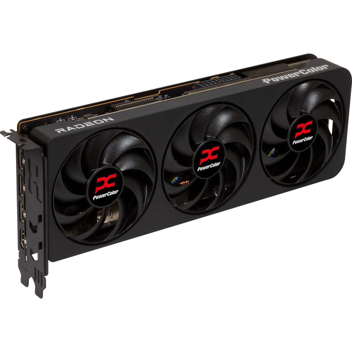 Powercolor Radeon RX 9070 Gre Reaper 12GB GDDR6 Grafikkarte (schwarz, RDNA4, 3x Display Port, 1x HDMI 2.1)