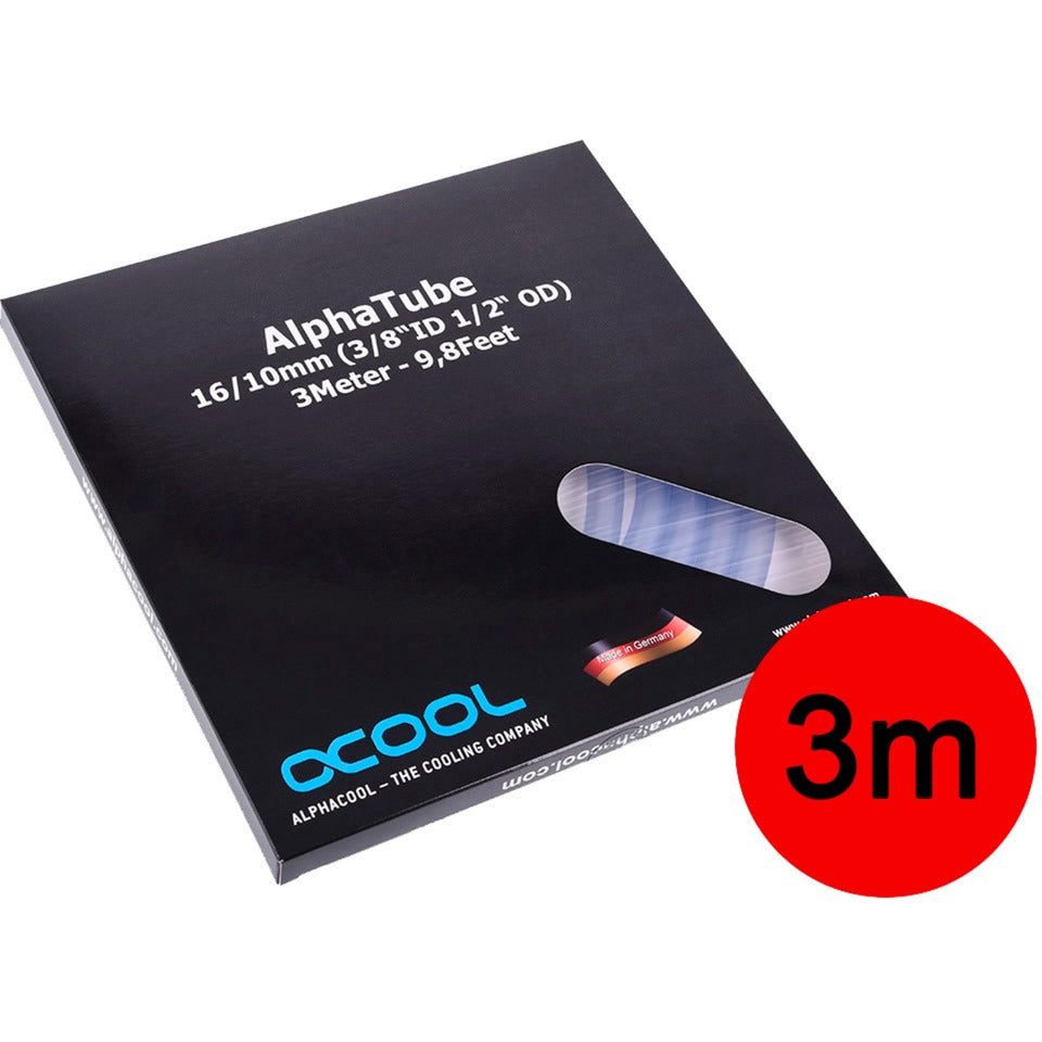 Alphacool Schlauch Alphatube HF 16 10 - 3 Meter (transparent)