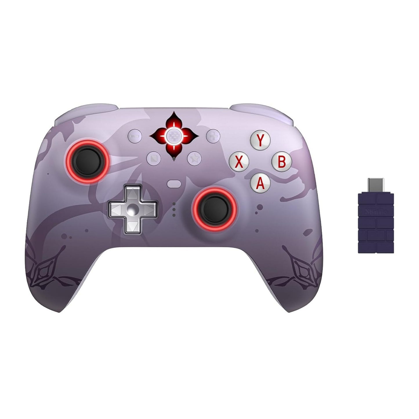 8bitdo Ultimate 2 Wireless Controller – Honkai: Star Rail – Evernight (dunkelviolett, 2,4 GHz Bluetooth, USB, PC)