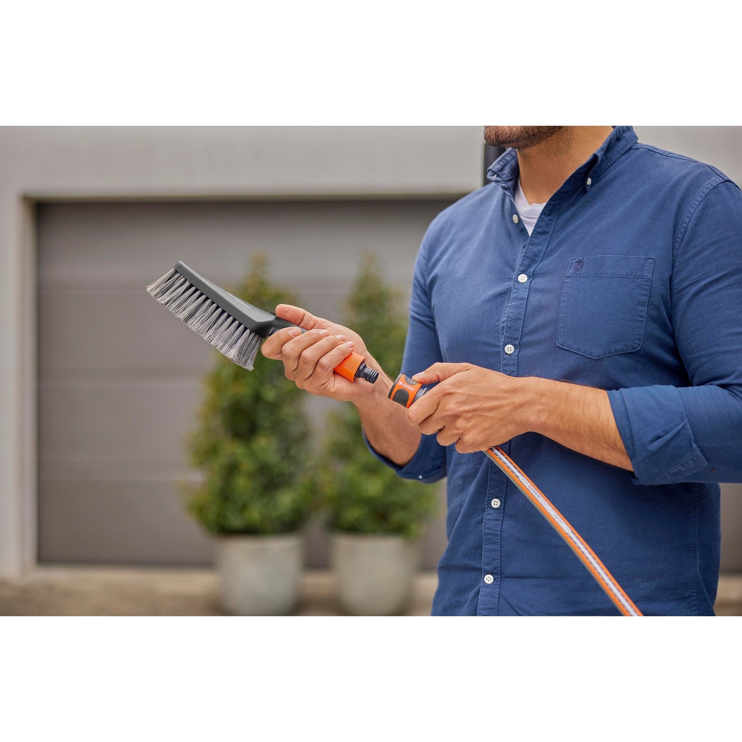 Gardena Clean System Cleaning Set mit Handbürste m weich,