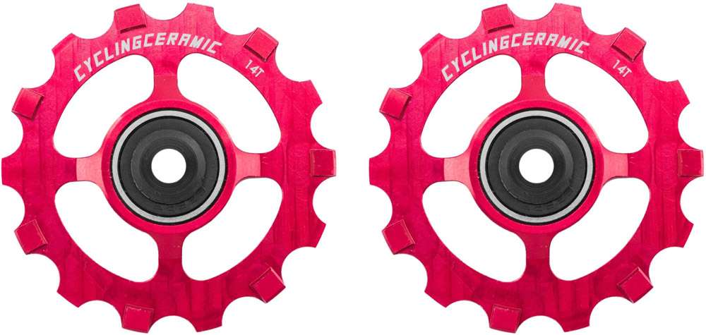 Cyclingceramic 14t Umwerferrollen für Shimano Sram