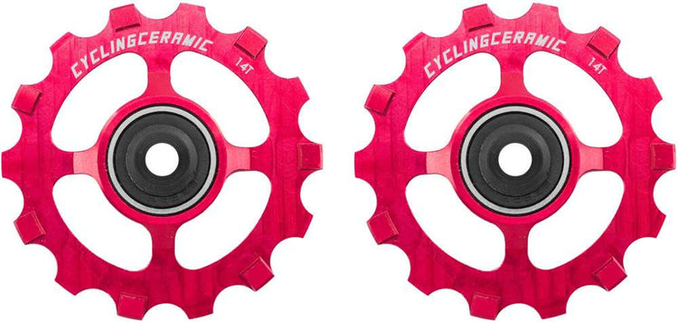 Cyclingceramic 14t Umwerferrollen für Shimano Sram