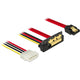 DELOCK SATA 7 PIN + MOLEX 4 PIN NOTOSPLUCK> SATA 22 PIN