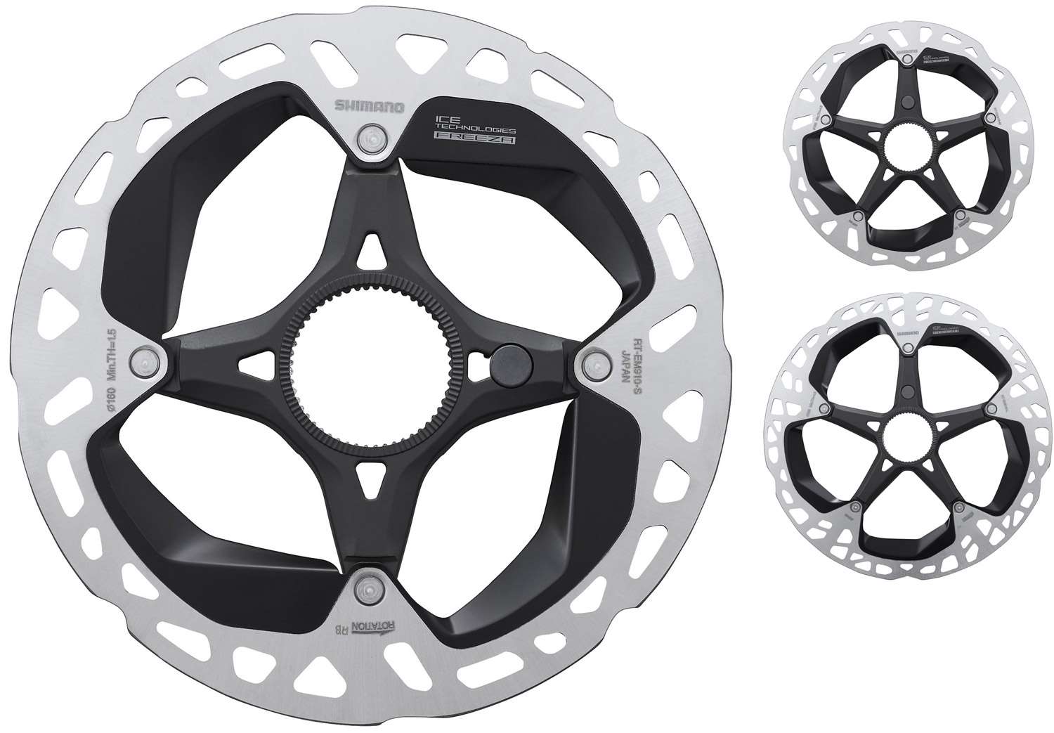 Shimano Steps RT-EM910 Center-Lock-Scheibenrotor für E-Bike