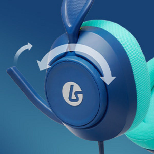 Powera Lucidsound LS10X Gen 2 Kabelgebundenes Gaming-Headset – Mariner Blue Over-Ear-Gaming-Headset (Dunkelblau Hellblau, Xbox Series X|S, Xbox One, PC)