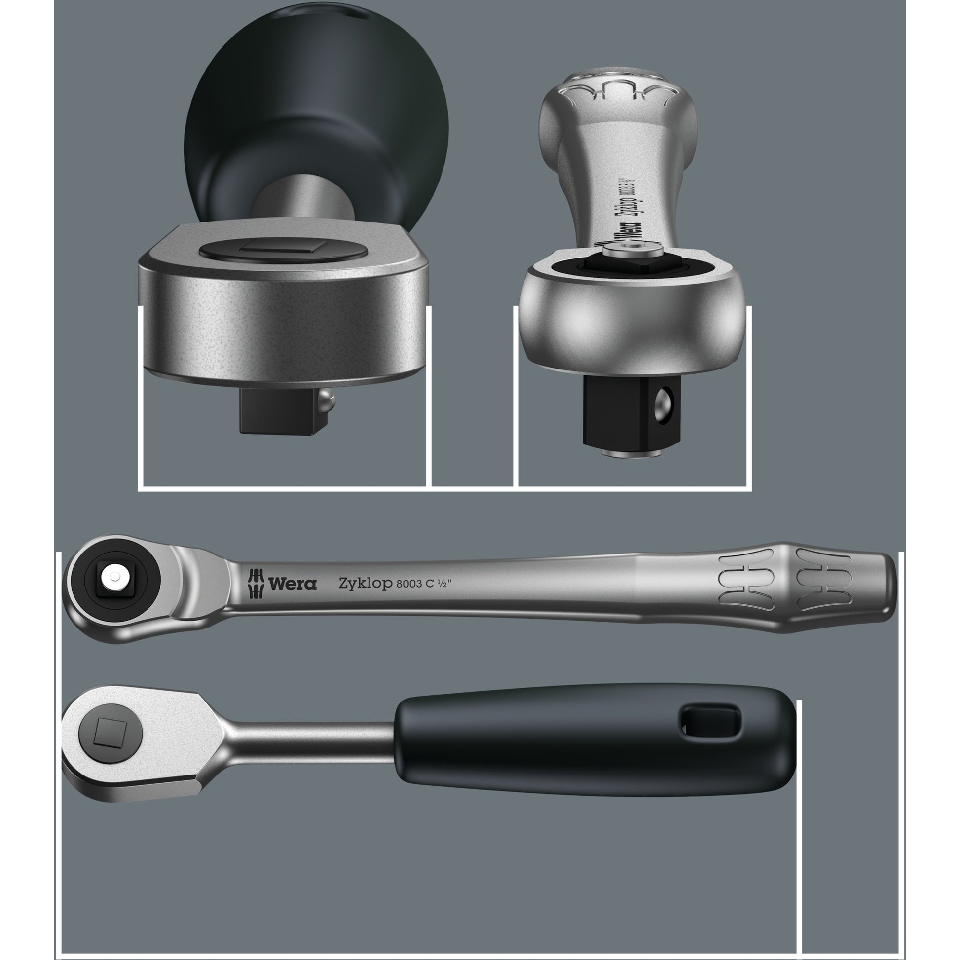 WAA 8100 SC 7 Zyklop Metal Rattels Set mit Passagier