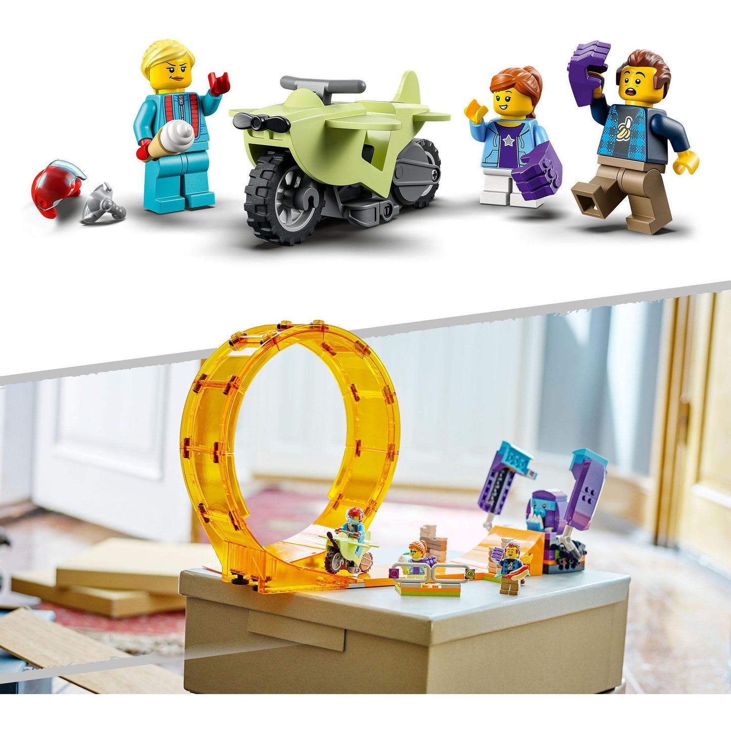 Lego Lego City 60338 Crossing Chimpanzee Stunt Loop