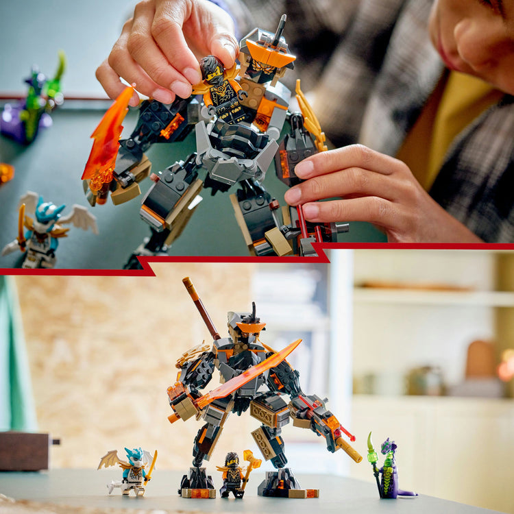 Lego Ninjago 71854 Cole Mission Mech und Dragon Zane