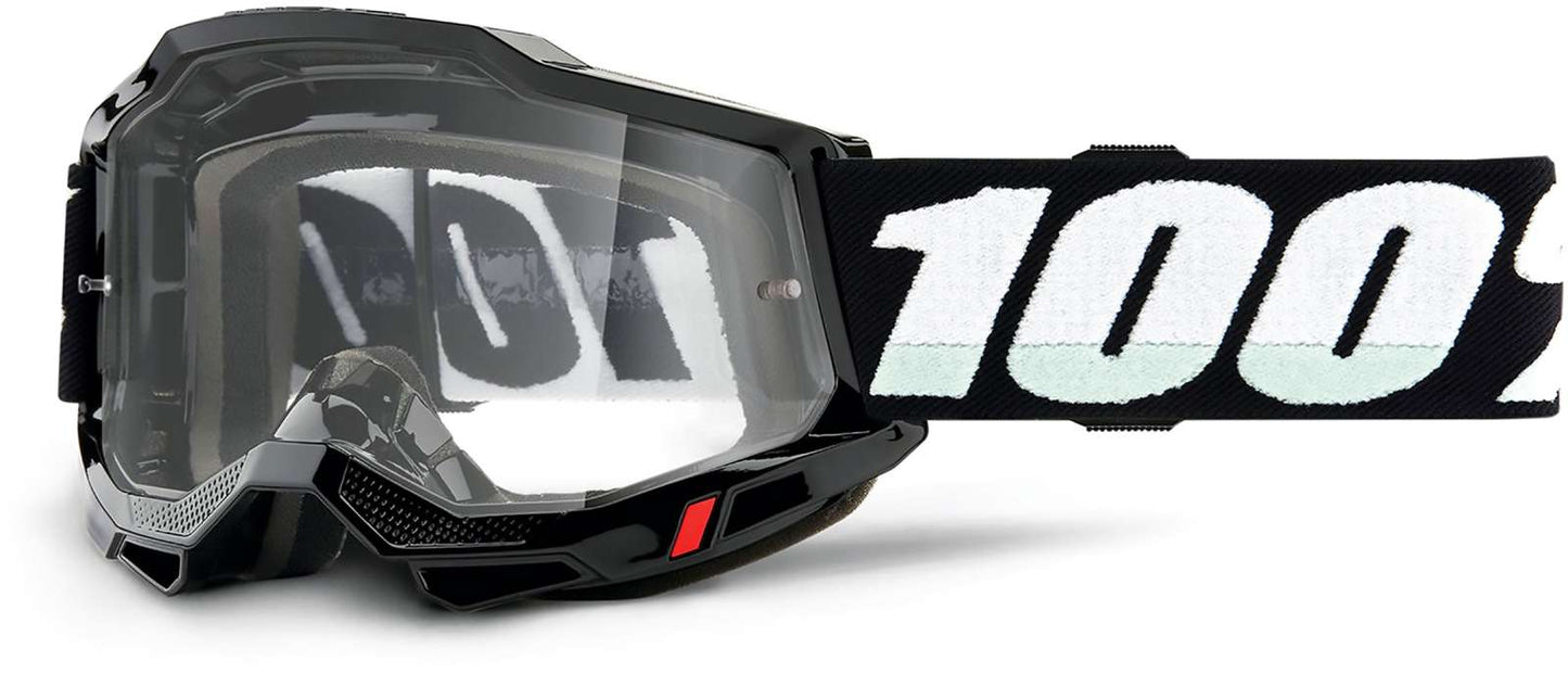 100 % Accuri 2 (klare Linse) schwarz – Schutzbrille