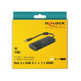 Delock USB-C 3.1> 3x USB-A 3.0 Hub + HDMI - afbeelding 2