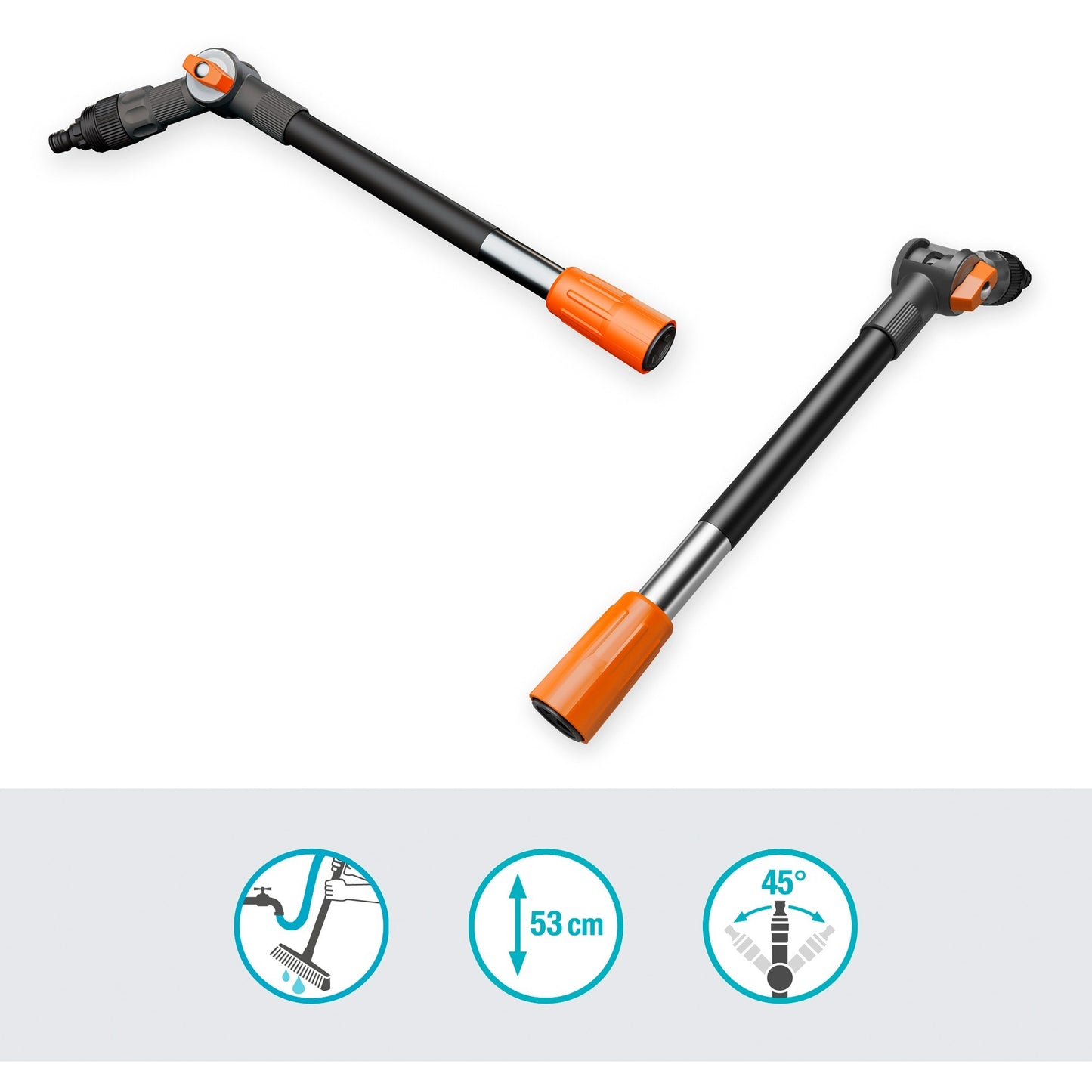 Gardena Cleansystem-Stahlflex 18806-20