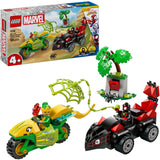 Lego Lego Spidey 11198 Spin und Elektro -Verfolgung mit Dinosaurierfahrzeugen - afbeelding 1