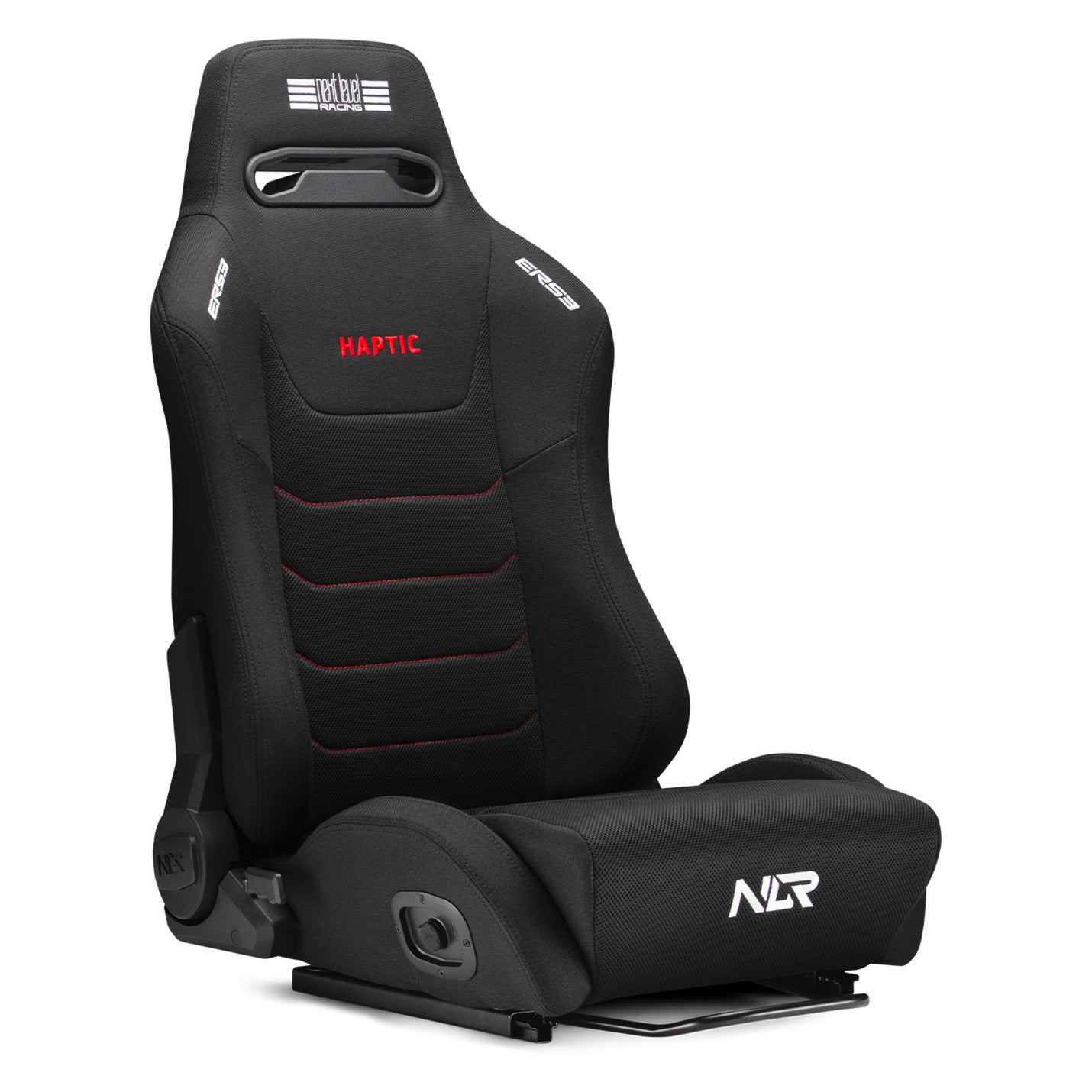 Next Level Racing ERS3 Rennstuhl mit haptischem Feedback, Sim-Rennsitz (schwarz)
