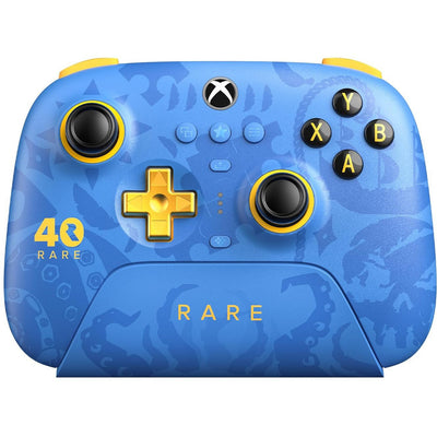 8bitdo ultimativer 3-Modus-Controller für Xbox – seltene Edition zum 40. Jubiläum (Blaugold, Xbox Series X|s, Xbox One, PC, Bluetooth USB-C 2,4 GHz)