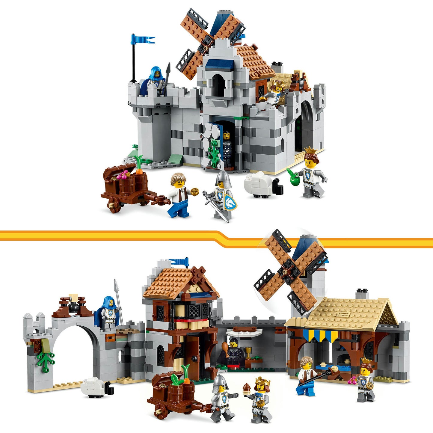 LEGO Creator 31168 mittelalterliches Schloss mit Rittern zu Pferd