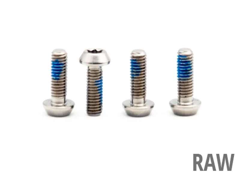 Oak Components Titanschrauben M3x9 für SRAM-Hebellager Hope Cover (4 Stück)