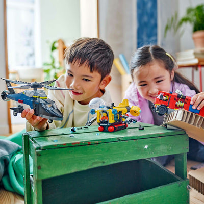 LEGO LEGO CITY 60462 Hubschrauber, Feuerwehrauto und Abmire -Remix