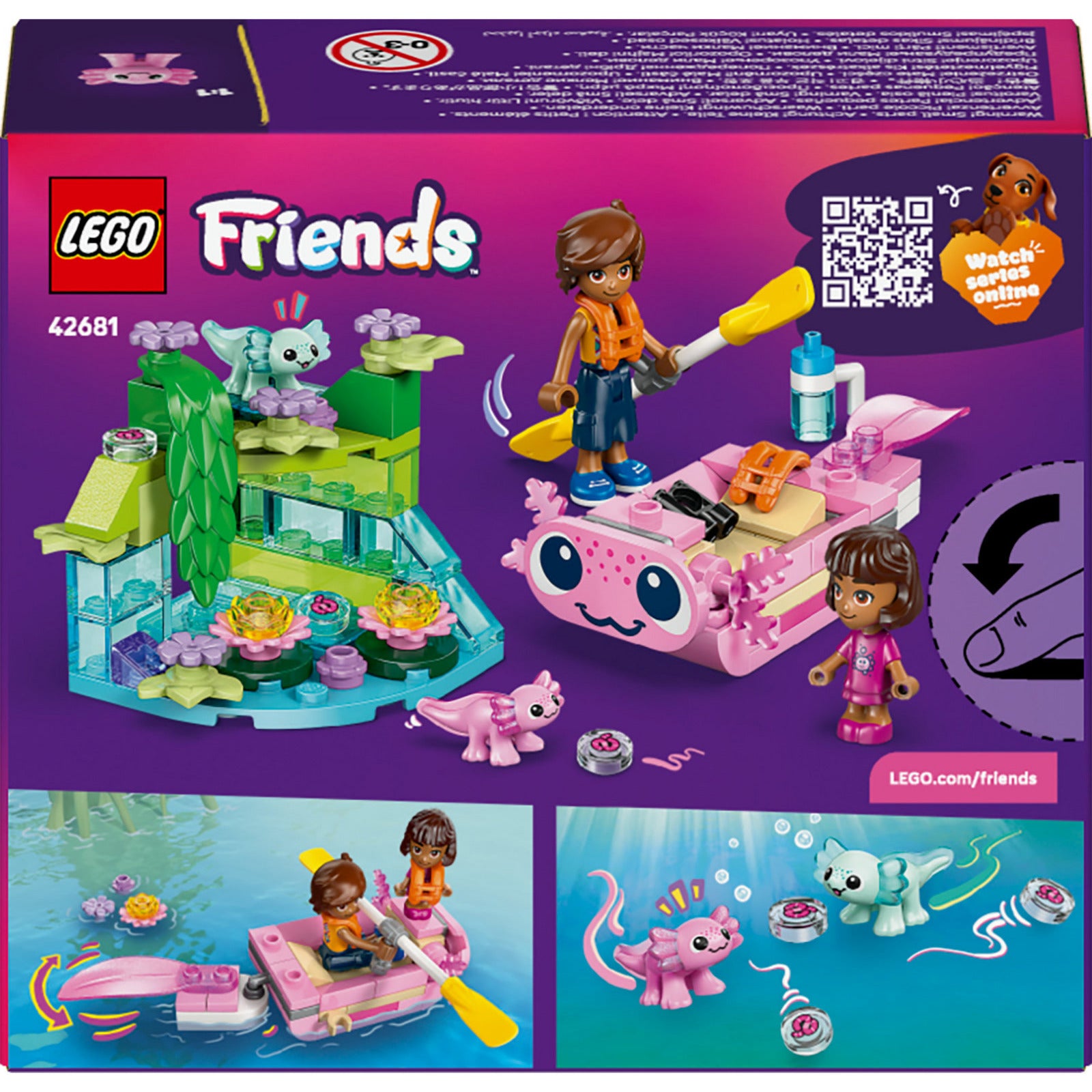 Lego Friends 42681 Axolotl-Abenteuer | 2 Stk
