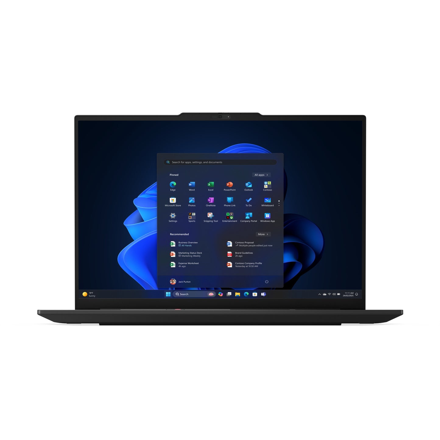 Lenovo Thinkpad E16 Gen 3 AMD (21st005xmh) 16 Laptop (schwarz | Ryzen 7 250 | Radeon 780m | 32 GB | 1 TB SSD)