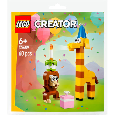 LEGO 30689 Schöpfertasche mit Geburtstagsfeiertieren