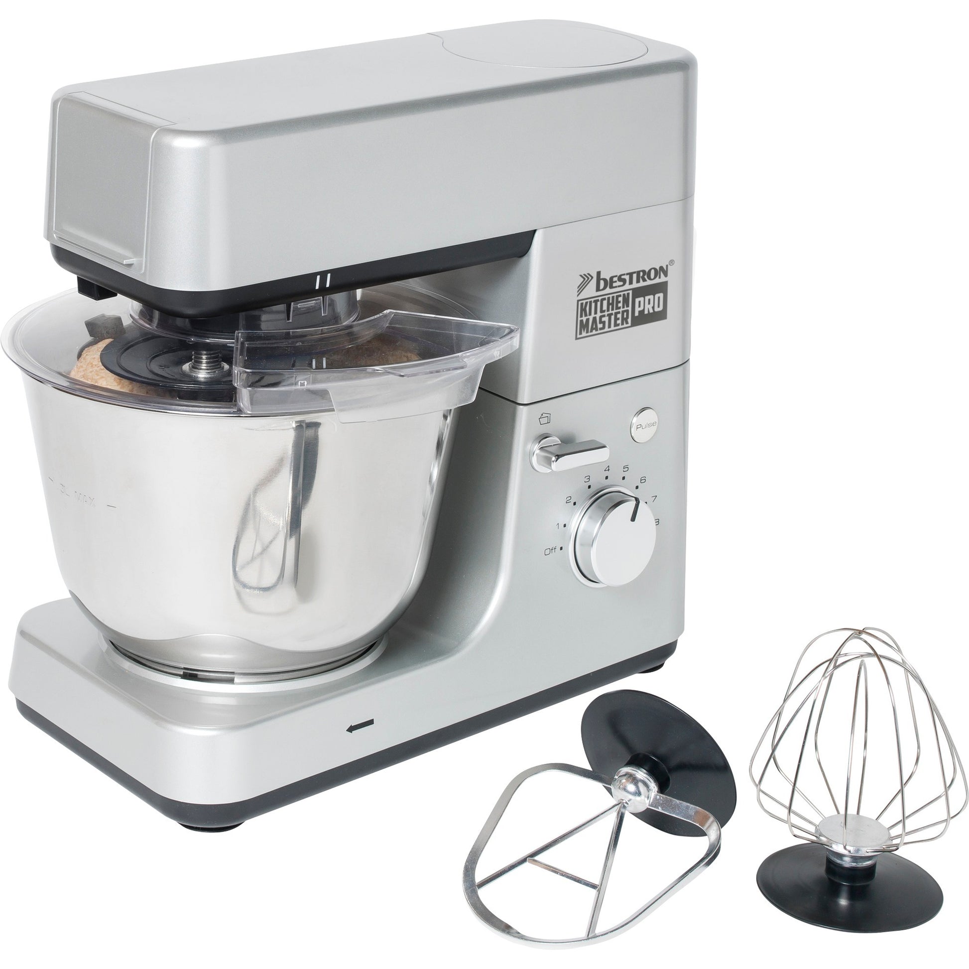 BESTRON AKM1600S 4-in-1-Küchenprozessor Kitchen Profi