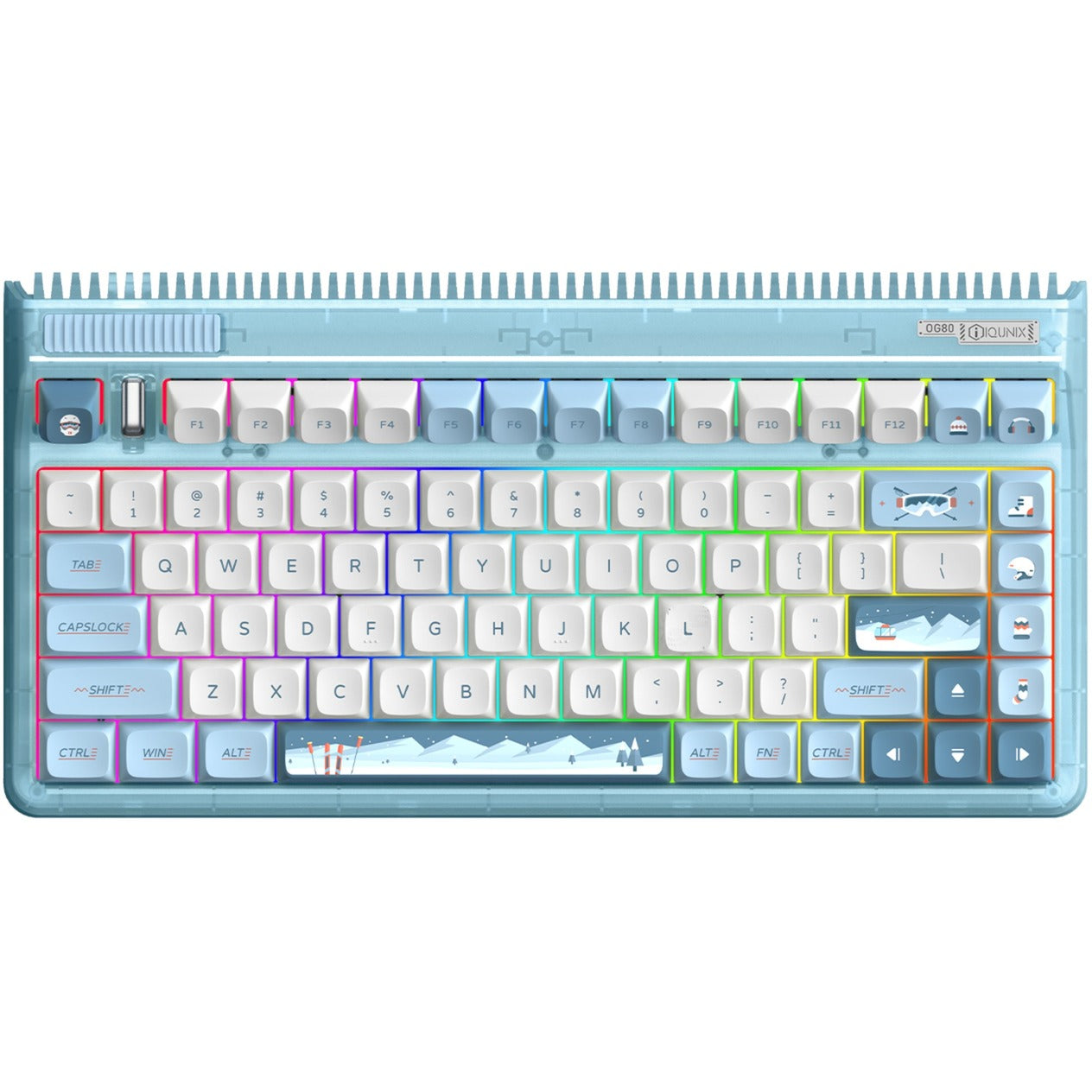 Iqunix og80 wintertide drahtlose mechanische Tastatur