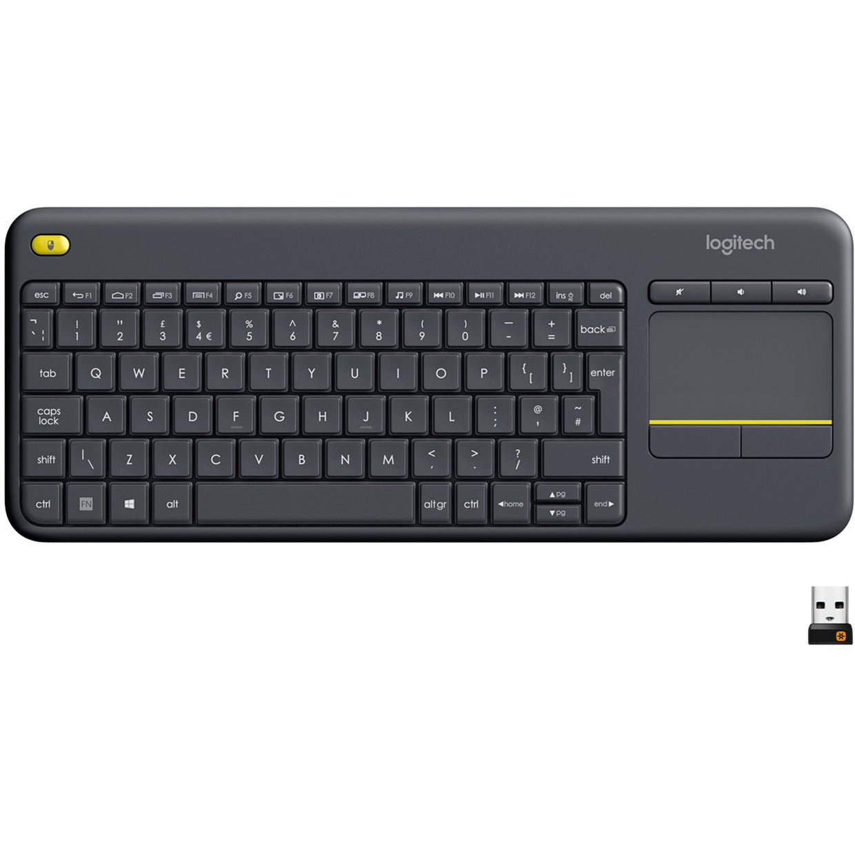Kabellose Logitech-Tastatur K400 Plus